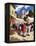 "Mexican Village Market,"June 1, 1938-G. Kay-Framed Premier Image Canvas