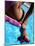 Mexican Woman in Bikini by Swimming Pool-Mitch Diamond-Mounted Photographic Print