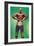 Mexican Wrestler Body Builder-null-Framed Art Print