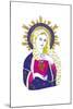 Mexicana - Sacred Heart-null-Mounted Giclee Print