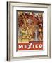 Mexico - Aztec Indians - Detail from Mural - National Palace (Palacio Nacional) - Mexico City-Diego Rivera-Framed Art Print