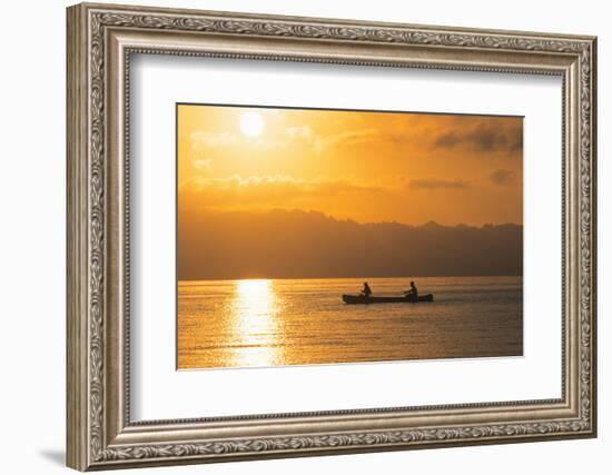 Mexico, Baja California. Canoeing on Bay of Conception-Jaynes Gallery-Framed Photographic Print