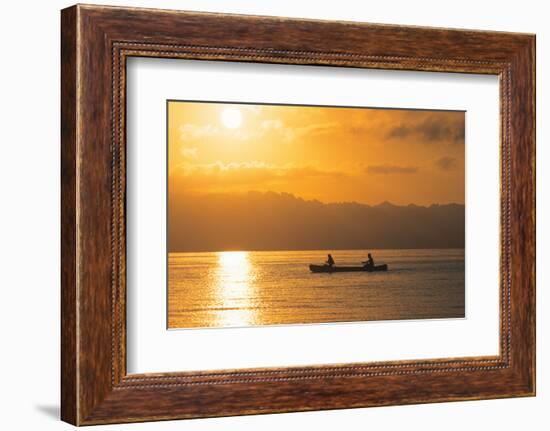 Mexico, Baja California. Canoeing on Bay of Conception-Jaynes Gallery-Framed Photographic Print