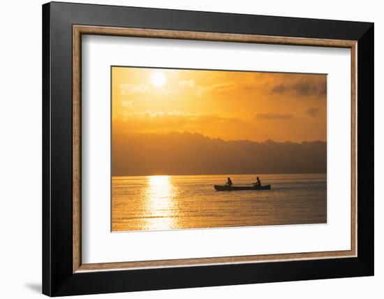 Mexico, Baja California. Canoeing on Bay of Conception-Jaynes Gallery-Framed Photographic Print