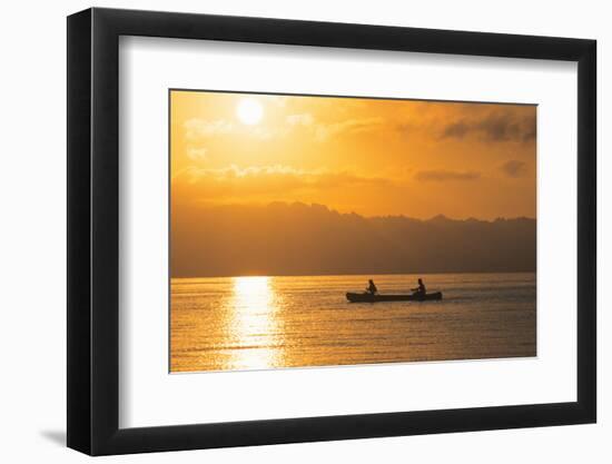 Mexico, Baja California. Canoeing on Bay of Conception-Jaynes Gallery-Framed Photographic Print