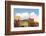 Mexico, Baja California Sur, Loreto Bay. Bougainvillea and clouds-Trish Drury-Framed Photographic Print