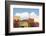 Mexico, Baja California Sur, Loreto Bay. Bougainvillea and clouds-Trish Drury-Framed Photographic Print