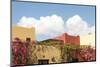 Mexico, Baja California Sur, Loreto Bay. Bougainvillea and clouds-Trish Drury-Mounted Photographic Print