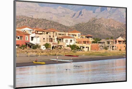 Mexico, Baja California Sur, Sea of Cortez. Early morning activity on beach-Trish Drury-Mounted Photographic Print