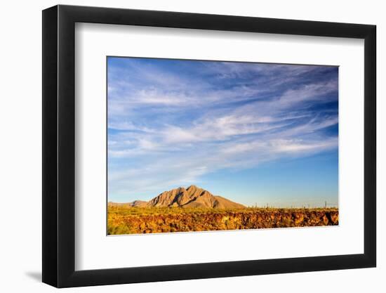 Mexico, Baja California Sur, Sierra de San Francisco. Landscape view from Rancho San Esteban.-Fredrik Norrsell-Framed Photographic Print