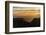 Mexico, Baja California Sur, Sierra de San Francisco. Sunset over desert canyon.-Fredrik Norrsell-Framed Photographic Print