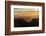 Mexico, Baja California Sur, Sierra de San Francisco. Sunset over desert canyon.-Fredrik Norrsell-Framed Photographic Print