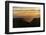 Mexico, Baja California Sur, Sierra de San Francisco. Sunset over desert canyon.-Fredrik Norrsell-Framed Photographic Print