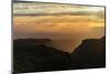 Mexico, Baja California Sur, Sierra de San Francisco. Sunset over desert canyon.-Fredrik Norrsell-Mounted Photographic Print