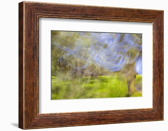 Mexico, Baja California, Tecate. Blur of Rancho La Puerta Scene-Don Paulson-Framed Photographic Print