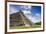 Mexico, Chichen Itza. the East Side of the Main Pyramid-David Slater-Framed Photographic Print