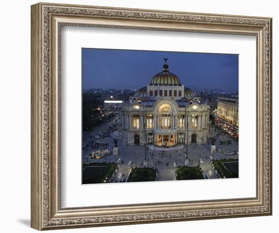 Mexico City, Palacio De Bellas Artes Is the Premier Opera House of Mexico City, Mexico-David Bank-Framed Photographic Print