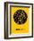 Mexico City Street Map Yellow-NaxArt-Framed Premium Giclee Print