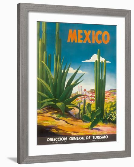 Mexico, Ciudad Juarez, Chihuahua, c.1950-Magallon-Framed Giclee Print