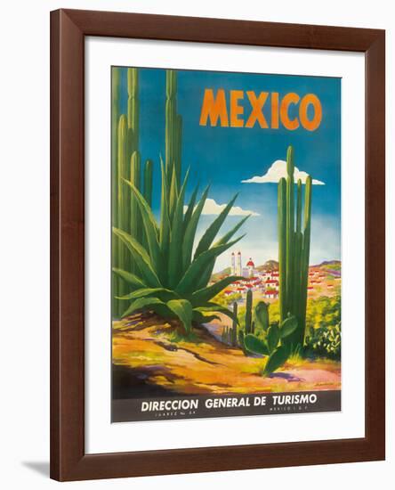 Mexico, Ciudad Juarez, Chihuahua, c.1950-Magallon-Framed Giclee Print