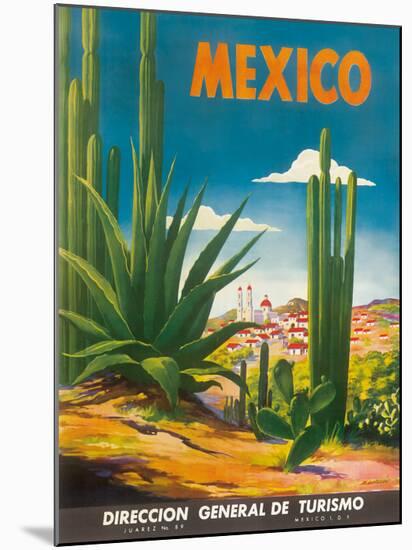 Mexico, Ciudad Juarez, Chihuahua, c.1950-Magallon-Mounted Giclee Print