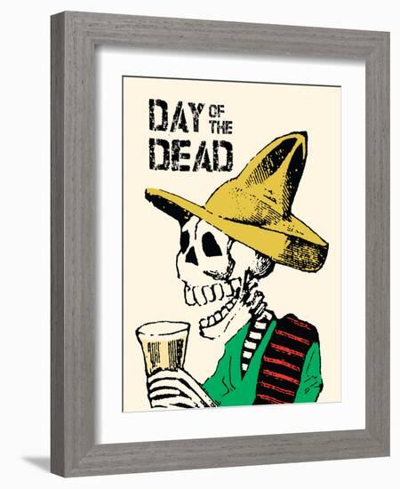 Mexico - Day of the Dead Festival, Vintage Travel Poster, 1900-Jose Guadalupe Posada-Framed Art Print