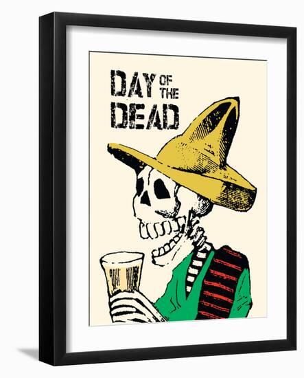 Mexico - Day of the Dead Festival, Vintage Travel Poster, 1900-Jose Guadalupe Posada-Framed Art Print