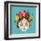 Mexico Day of the Dead Skull and Spring Decoration-cienpies-Framed Art Print