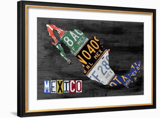 Mexico Done Gray-Design Turnpike-Framed Giclee Print