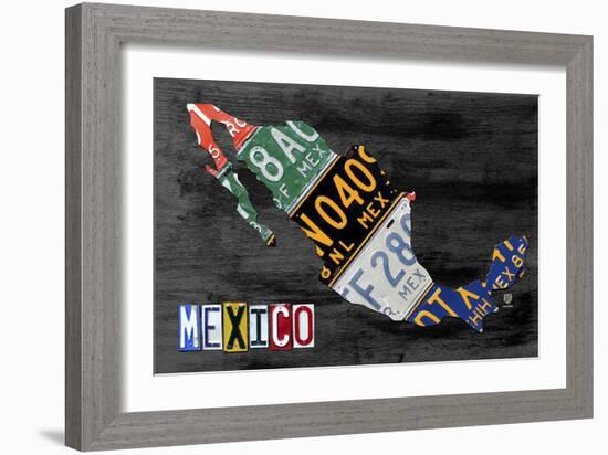 Mexico Done Gray-Design Turnpike-Framed Giclee Print