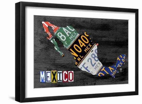 Mexico Done Gray-Design Turnpike-Framed Giclee Print