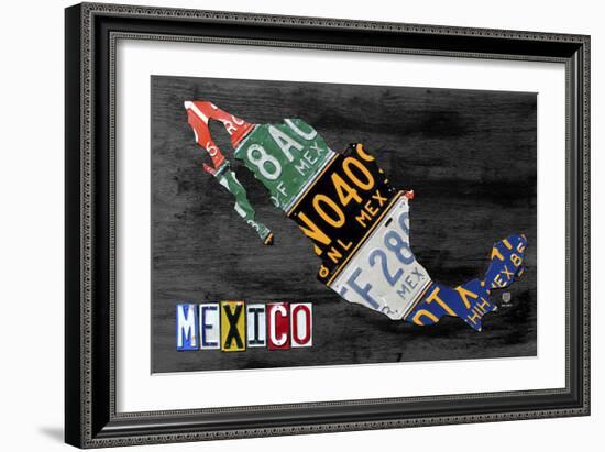 Mexico Done Gray-Design Turnpike-Framed Giclee Print