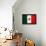 Mexico Flag Design with Wood Patterning - Flags of the World Series-Philippe Hugonnard-Framed Stretched Canvas displayed on a wall