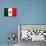 Mexico Flag Design with Wood Patterning - Flags of the World Series-Philippe Hugonnard-Mounted Art Print displayed on a wall