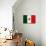 Mexico Flag Design with Wood Patterning - Flags of the World Series-Philippe Hugonnard-Mounted Art Print displayed on a wall