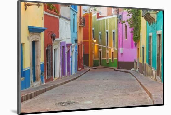 Mexico, Guanajuato. Colorful Street Scene-Jaynes Gallery-Mounted Photographic Print
