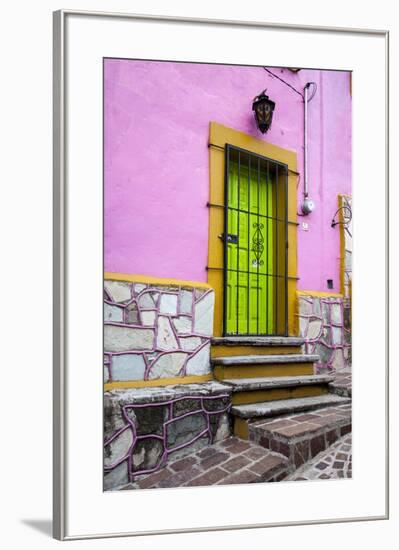 Mexico, Guanajuato, House in Guanajuato-Hollice Looney-Framed Premium Photographic Print