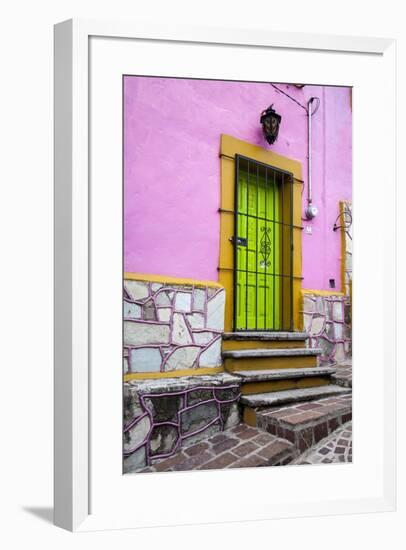 Mexico, Guanajuato, House in Guanajuato-Hollice Looney-Framed Premium Photographic Print