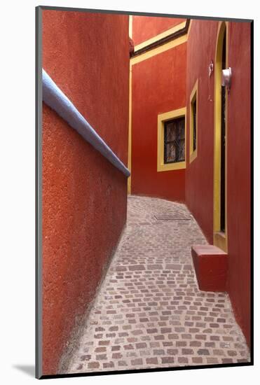 Mexico, Guanajuato, Orange Alley-Hollice Looney-Mounted Photographic Print