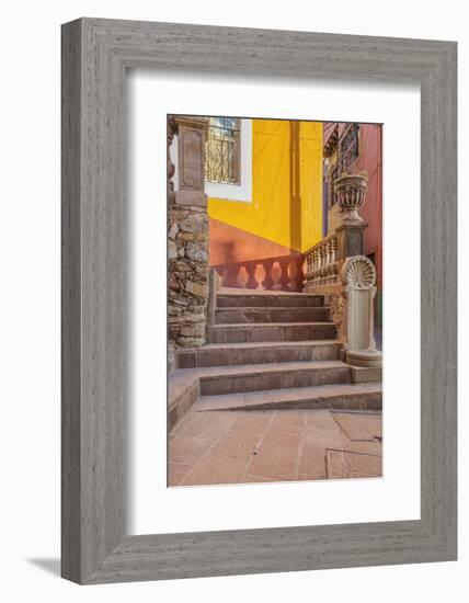 Mexico, Guanajuato, Steps and Shadows-Rob Tilley-Framed Photographic Print