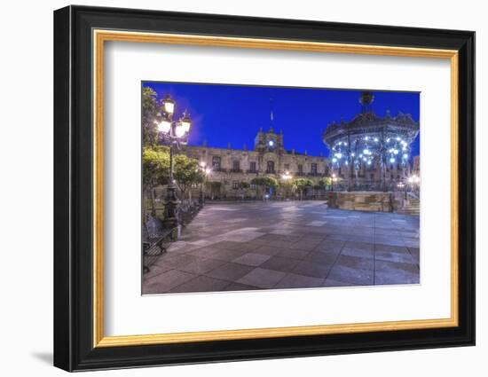 Mexico, Jalisco, Guadalajara, Plaza De Armas at Dawn-Rob Tilley-Framed Photographic Print