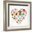 Mexico Love - Heart With Set Ofs-Marish-Framed Art Print