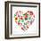 Mexico Love - Heart With Set Ofs-Marish-Framed Art Print