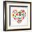 Mexico Love - Heart With Set Ofs-Marish-Framed Art Print