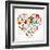 Mexico Love - Heart With Set Ofs-Marish-Framed Art Print