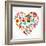 Mexico Love - Heart With Set Ofs-Marish-Framed Art Print