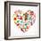 Mexico Love - Heart With Set Ofs-Marish-Framed Art Print