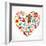 Mexico Love - Heart With Set Ofs-Marish-Framed Art Print