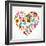 Mexico Love - Heart With Set Ofs-Marish-Framed Art Print