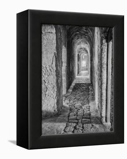 Mexico, Mani Hallway in Deserted Convent-John Ford-Framed Premier Image Canvas